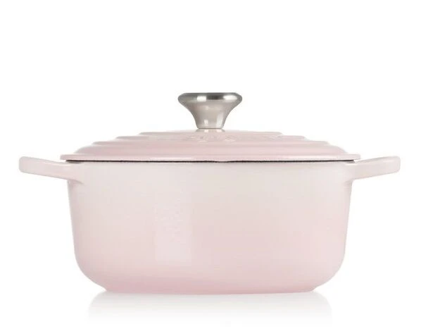 Le Creuset Signature Braadpan 4,2 Liter ø 24 Cm Gietijzer Shell Pink 3 Le Creuset Signature Braadpan 4,2 Liter ø 24 Cm Gietijzer Shell Pink