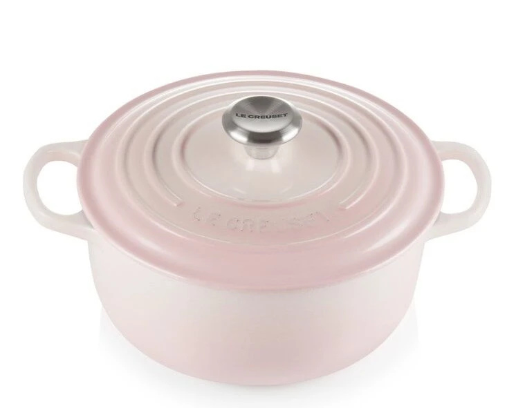 Le Creuset Signature Braadpan 4,2 Liter ø 24 Cm Gietijzer Shell Pink 5 Le Creuset Signature Braadpan 4,2 Liter ø 24 Cm Gietijzer Shell Pink - Afbeelding 3