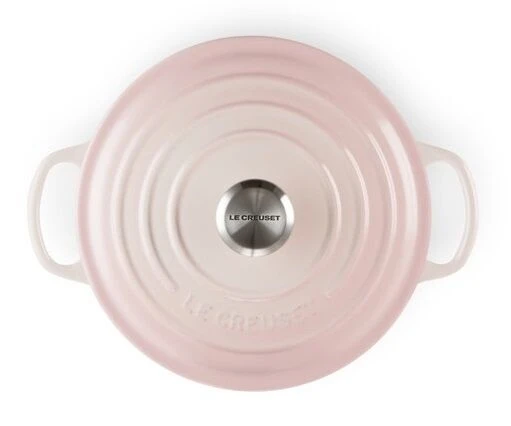 Le Creuset Signature Braadpan 4,2 Liter ø 24 Cm Gietijzer Shell Pink 6 Le Creuset Signature Braadpan 4,2 Liter ø 24 Cm Gietijzer Shell Pink - Afbeelding 4