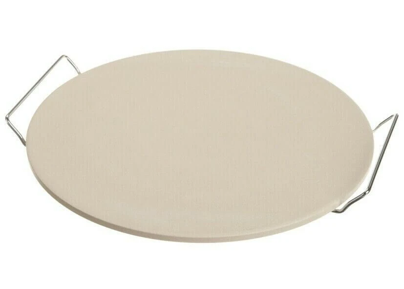 Oldenhof Pizzasteen Met Houder ø 32,5 Cm Keramiek 3 Oldenhof Pizzasteen Met Houder ø 32,5 Cm Keramiek