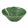 Bordallo Koolblad Diepe Saladeschaal ø 29 Cm Aardewerk Groen -Thuiskeuken saladeschaal