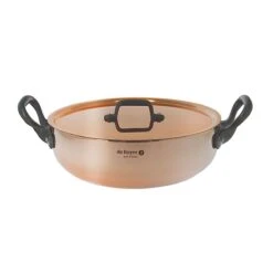 De Buyer Prima Matera Induction Sauteerpan Met 2 Grepen ø 28 Cm Koper Met Gietijzeren Greep
