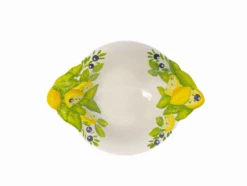 Oldenhof Diepe Kom Citroen M Ø 21 Cm Aardewerk Wit