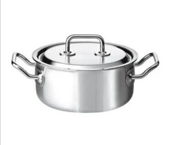 Spring Brigade Premium Braadpan Met Rvs Deksel ø 16 Cm Rvs