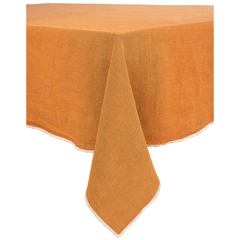 Haomy Venise Tafelkleed 160 X 160 Cm Linnen Karamel 3 Haomy Venise Tafelkleed 160 X 160 Cm Linnen Karamel