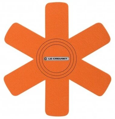 Le Creuset Les Forgées Pannenbeschermer Oranje 3 Stuks 2 Le Creuset Les Forgées Pannenbeschermer Oranje 3 Stuks
