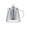 Cristel Darjeeling Theepot 1,2 Liter Rvs/glas -Thuiskeuken theiere darjeeling 12l cristel th120vd