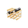 Traditional Wine Rack Co. Wijnrek Voor 9 Flessen Licht Eikenhout -Thuiskeuken wijnrek 9 flessen light oak sorrells