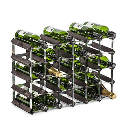 Traditional Wine Rack Co. Wijnrek Voor 30 Flessen 61,2 X 42 Cm Verbrande Eik Bruin 4 Traditional Wine Rack Co. Wijnrek Voor 30 Flessen 61,2 X 42 Cm Verbrande Eik Bruin - Afbeelding 2